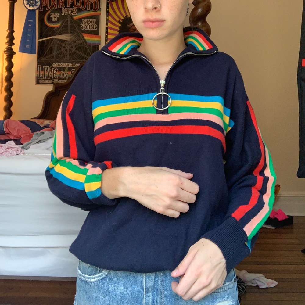 Color Block Sweater - Picture 2 of 3